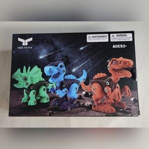 New STEM Learning Dinosaur Engineering Construction Play Set Building Toy NIB